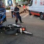 Motociclista fica ferido em batida com ônibus na região Oeste de BH