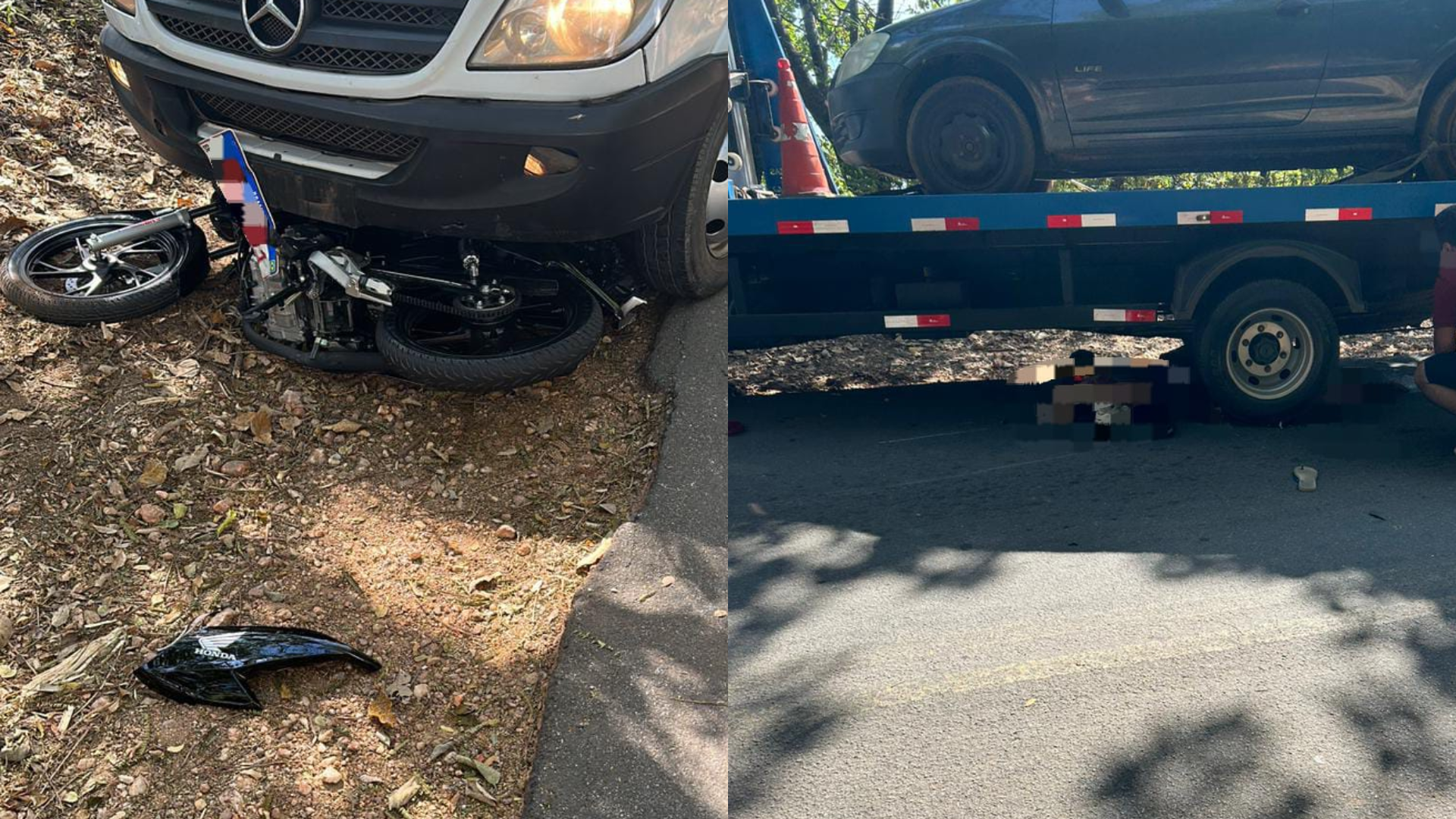 Acidente fatal na MG-10: mulher morre em colisão entre moto e caminhão