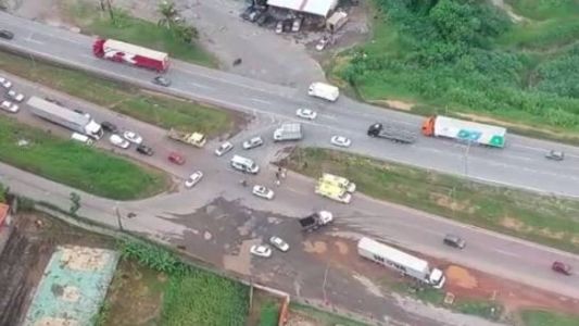 Acidente foi em Ribeirão das Neves no sentido Belo Horizonte