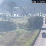 Interdição na Fernão Dias passa de 3 horas e congestionamento chega a 21 km em São Gonçalo do Sapucaí