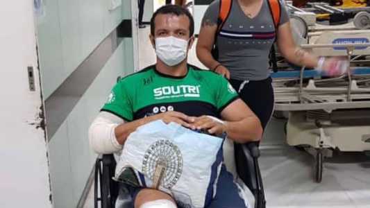 Acidente foi na avenida Cristiano Machado, em Belo Horizonte, e flagrado por câmeras de segurança