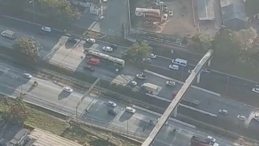 Acidente foi no sentido Aeroporto Internacional de Belo Horizonte, em Confins, na manhã desta quarta-feira