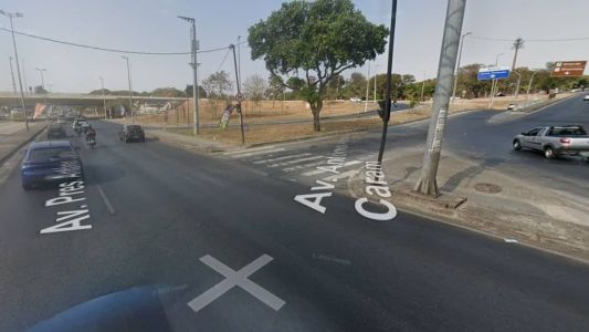 Acidente foi no sentido Centro da capital na noite dessa segunda-feira (6)