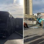Acidente com ônibus do Move em Belo Horizonte: três das 17 vítimas ficaram presas no painel, diz bombeiro