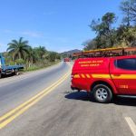 Acidente grave na BR-381 para o trânsito nos dois sentidos 