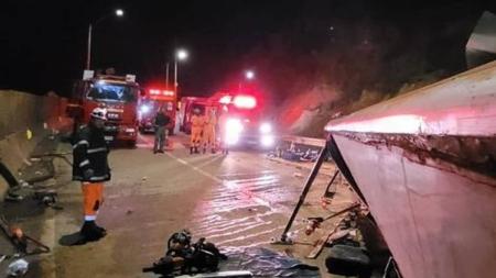 Acidente grave matou vários torcedores do Corinthians