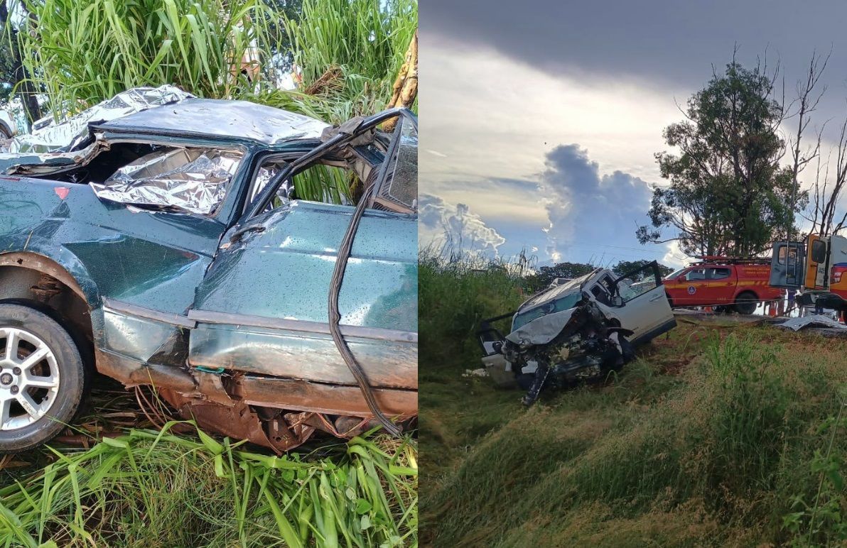 Jeep tenta ultrapassagem, bate de frente em outro carro, e seis pessoas morrem na BR-251, em MG