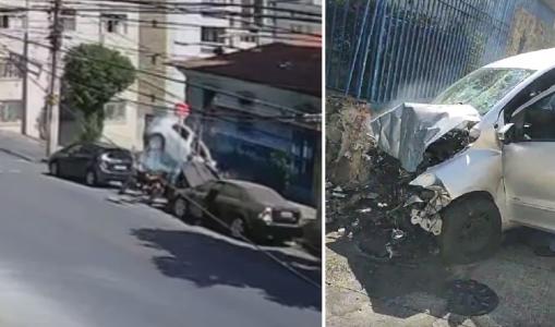 Fotos mostram acidente no Gutierrez, em Belo Horizonte