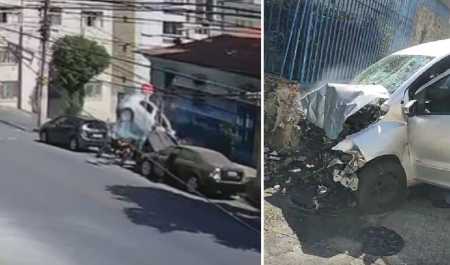 Fotos mostram acidente no Gutierrez, em Belo Horizonte