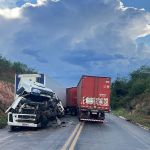 BR-251 tem registros de acidentes envolvendo carretas e ambulância do SAMU