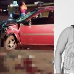 Motorista bêbado invade a contramão e mata mulher de 47 anos no interior de MG
