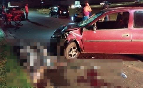 Foto censurada mostra local de acidente fatal em Ituiutaba (MG)