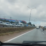 Acidente com quatro carros causa mais de 13 km de congestionamento na BR-040, na Grande BH