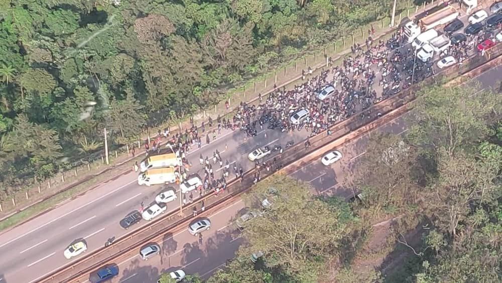 Acidente na BR-040: veja imagens aéreas do resgate  