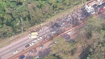 Acidente na BR-040, em Nova Lima