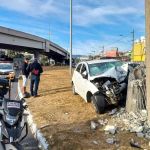 Batida na avenida Cristiano Machado, em BH, deixa ferido
