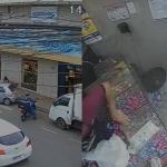 Vídeo: carro invade padaria de ré e quase atinge criança em Betim