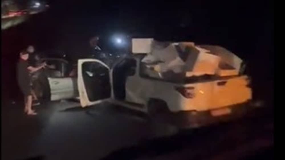 Acidente entre carro e caminhonete deixa sete feridos na BR-381