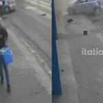 Vídeo mostra batida e ocupantes de carro deixando local de acidente em BH com 'cooler' e garrafas