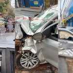 Vídeo mostra carros destruídos e garrafas de vodka, após grave acidente em avenida de BH