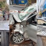 Vídeo mostra carros destruídos e garrafas de vodka, após grave acidente em avenida de BH
