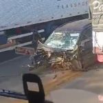 Vídeo: homem morre e motor de carro é 'arrancado' em acidente na BR-381