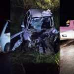Batida entre ônibus de viagem, carro e caminhões deixa feridos na BR-381, em MG