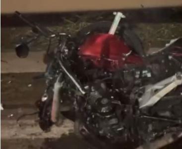 Moto ficou destruída em perseguição e morte na BR-381