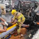 Caminhoneiro tenta ajudar colega e é atingido por carreta na BR-251; rodovia é interditada