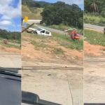 Acidentes nos dois sentidos da BR-381 travam o trânsito em MG neste sábado (17)
