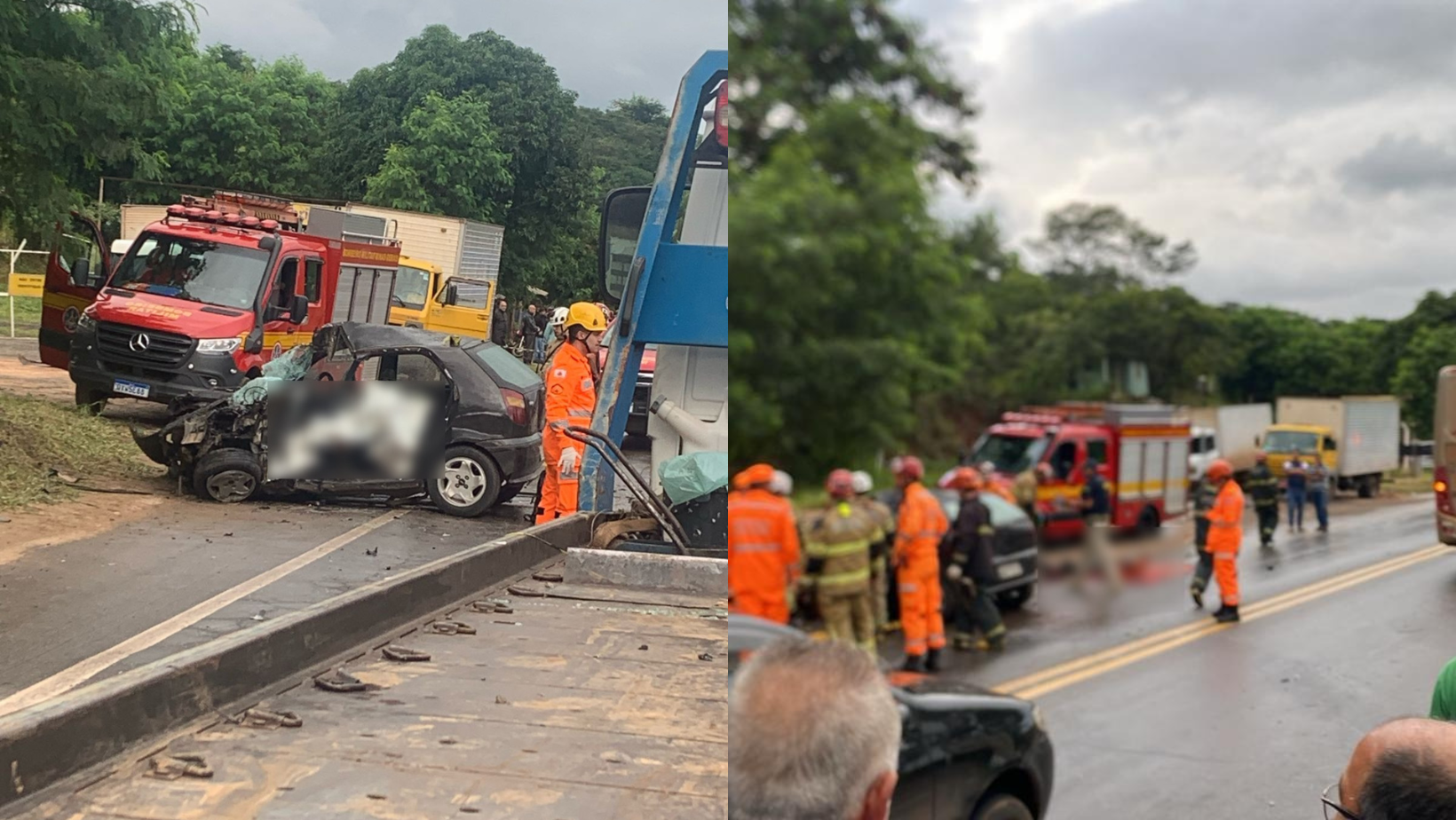 Manhã de sábado é marcada por acidentes com mortes na BR-381, na Grande BH
