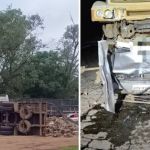 BR-040: local de acidente com carretas é o mesmo onde três pessoas morreram há 18 dias