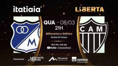 Acompanhe as emoções do jogo a partir das 21h na Itatiaia