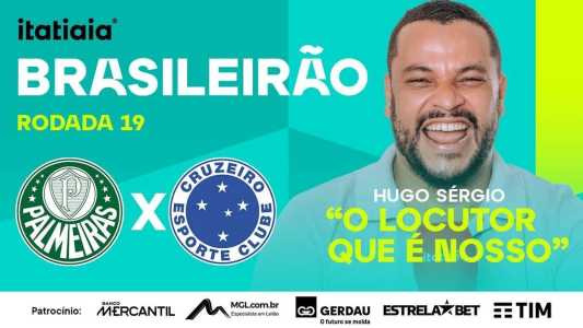 Acompanhe Palmeiras x Cruzeiro na Itatiaia