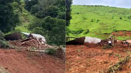 Tragédia ocorreu na Zona da Mata de Minas