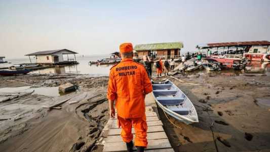 Manaus foi coberta por fumaça em função dos vários focos de incêndio