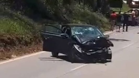 O acidente gerou 3 km de congestionamento