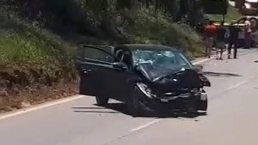 O acidente gerou 3 km de congestionamento