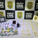 Polícia Civil apreende mais de 300 pedras de crack na casa de suspeito em Minas