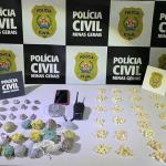 Polícia Civil apreende mais de 300 pedras de crack na casa de suspeito em Minas