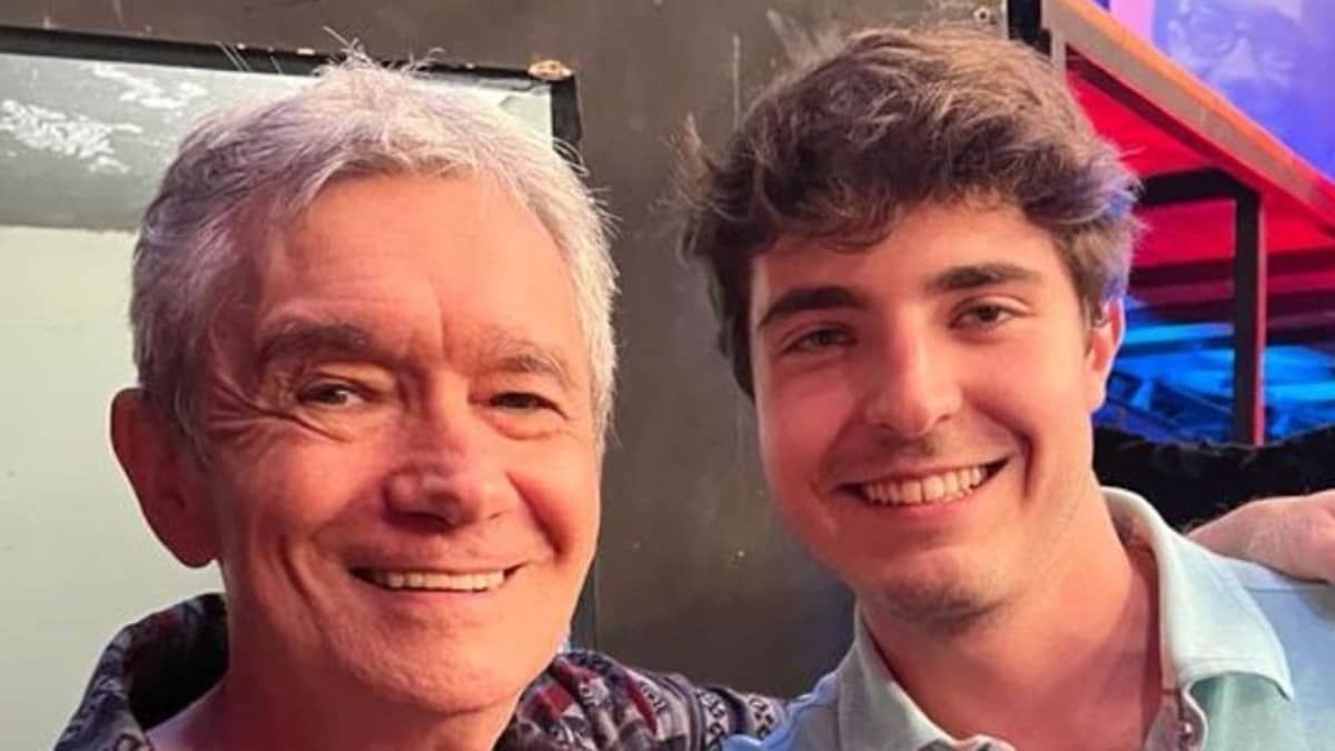 Filho de Gugu vista estúdios da Globo e SBT