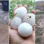 'Neve em Florestal?', chuva de granizo gera prejuízo a município na Grande BH