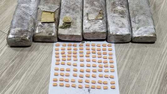 O receptor foi preso localizado e por tráfico de drogas
