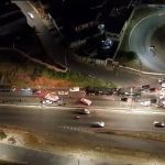 Anel Rodoviário tem noite caótica e 5km de congestionamento devido a grave acidente