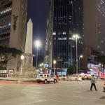 Praça Sete: manifestantes protestam contra aumento de passagem de ônibus