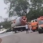 BR-356 é completamente interditada devido a acidente com morte, em Itabirito