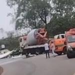 BR-356 é completamente interditada devido a acidente com morte, em Itabirito