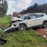 BR-040 tem 10 km congestionamento após interdição por acidente com morte de duas pessoas