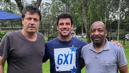Adilson Batista e Fabrício estiveram reunidos em festa nos últimos dias