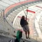 Mineirão diz que equipamentos da tirolesa estavam intactos mesmo após acidente